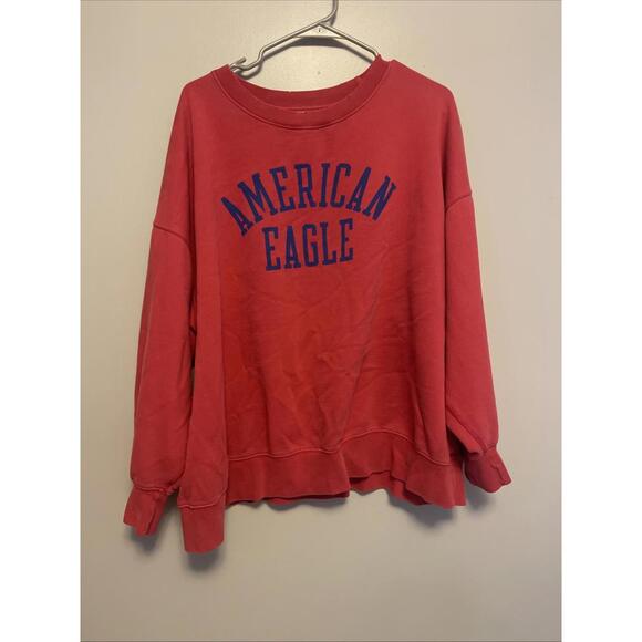 AMERICAN EAGLE CREWNECK PULLOVER WOMENS SIZE 2 Xl COLOR RED - Picture 1 of 4
